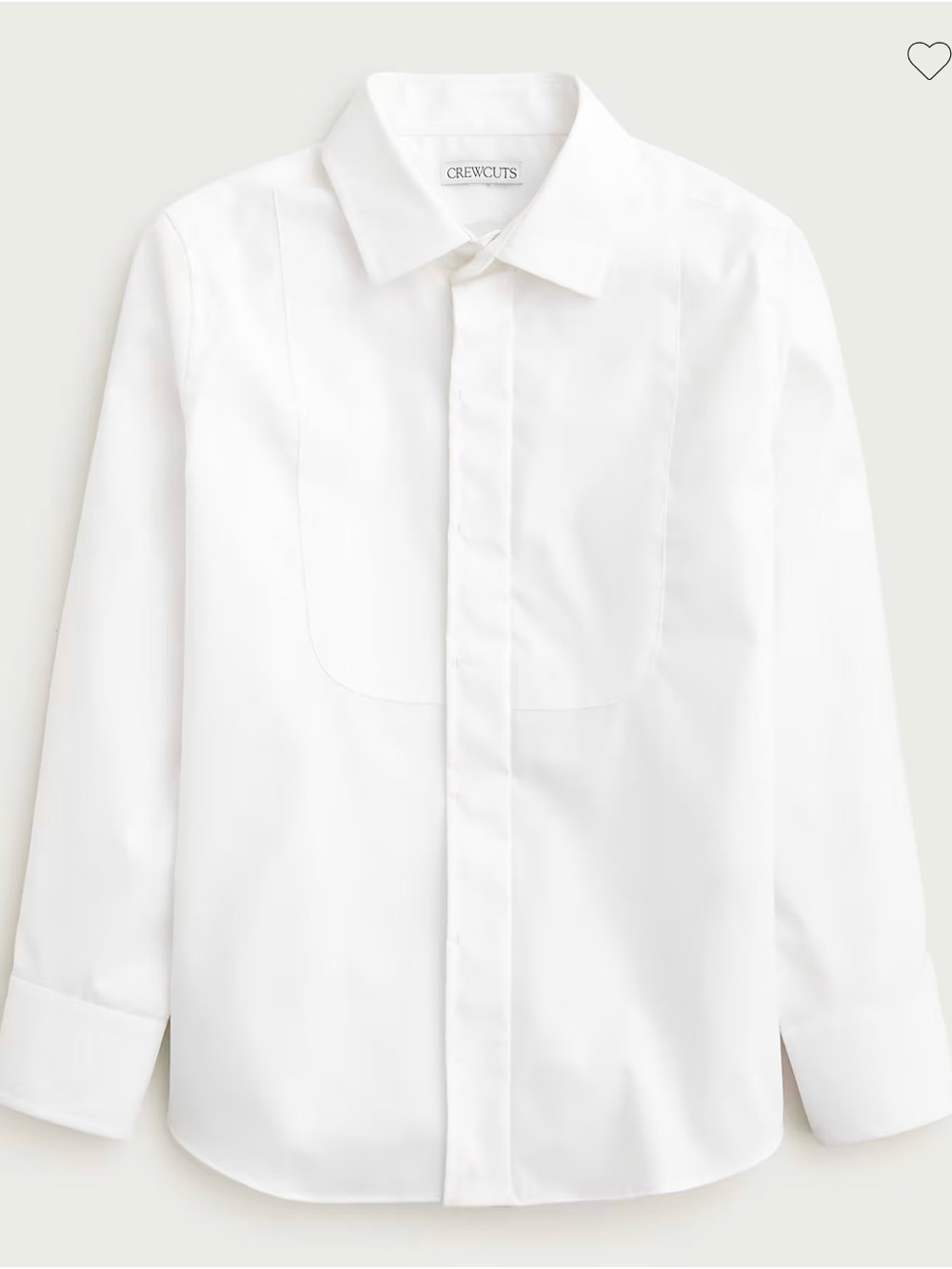 Crewcuts White Long-Sleeve Dress Shirt